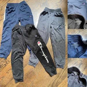 Champions boys size M jogger bundle